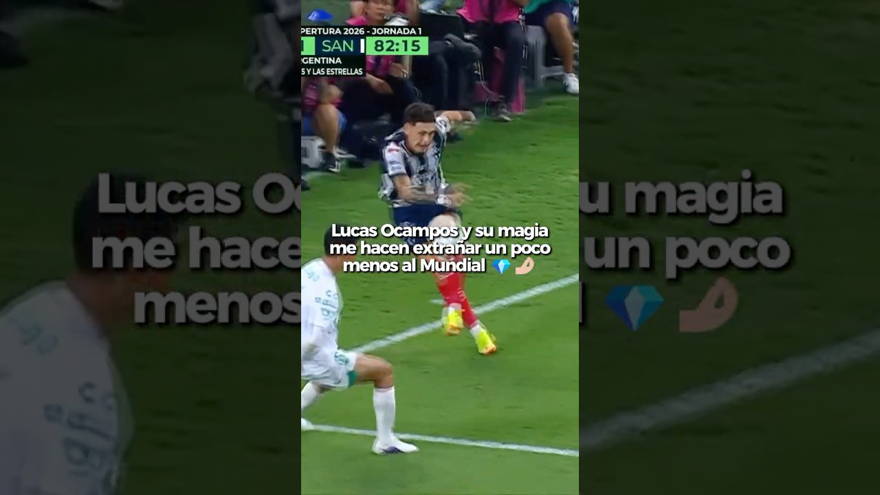 😍 ¡Miren nada más la rabona de Lucas Ocampos! 💎🤌🏼 #shorts