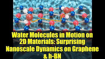 Water Molecules in Motion on 2D Materials: Surprising Nanoscale Dynamics on Graphene & h-BN