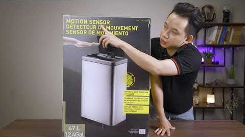 Thùng rác tự động Motion Sensor . Thông minh và sang trọng lắm