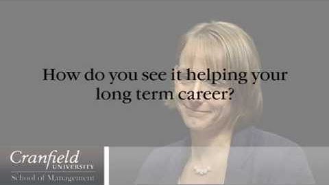 Cranfield Alumni Interview - Exec MSc in Managing Organisational Performance