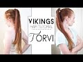 Vikings Hair Tutorial - Torvi Braided Ponytails