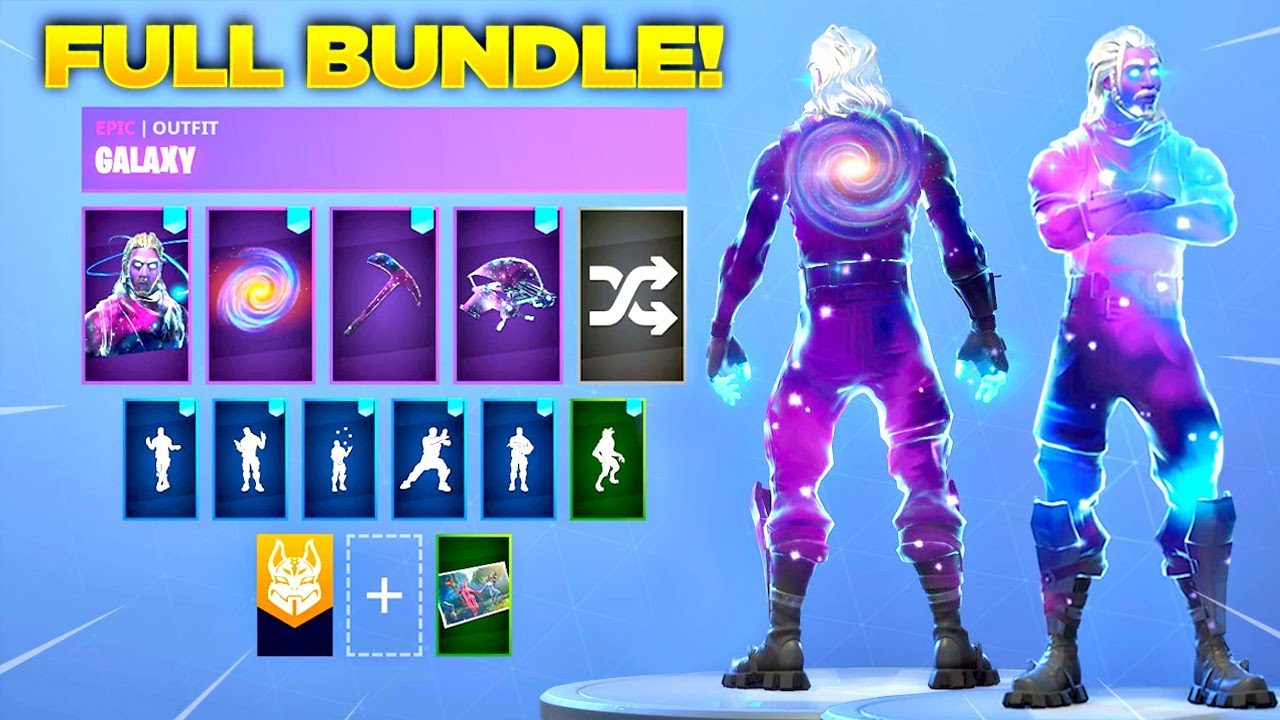 new fortnite galaxy bundle full showcase with new emotes samsung exclusive bundle - when does fortnite come to samsung