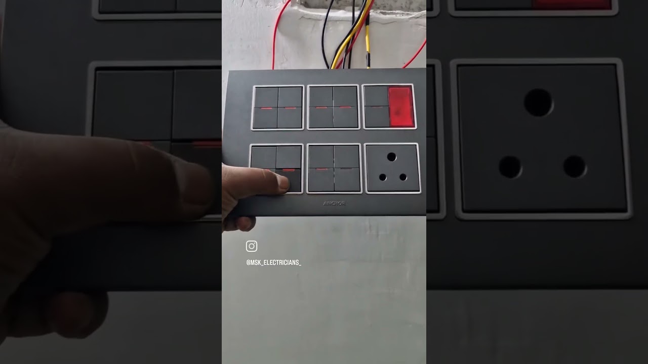 12 modular switch board, anchor pana sonic panta model