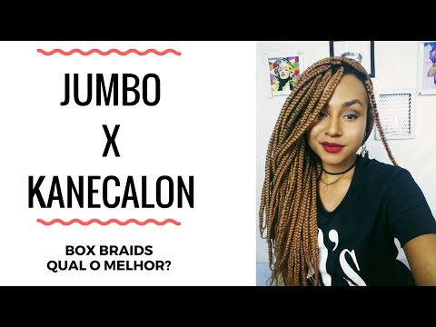 Jumbo e Kanecalon: Quais as diferenças? - box braids