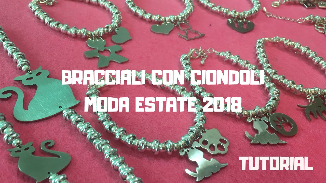BRACCIALI CON CIONDOLO MODA ESTATE
