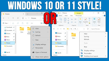 How to Quickly Switch Between the Windows 10 & Windows 11 File Explorer & Context Menus