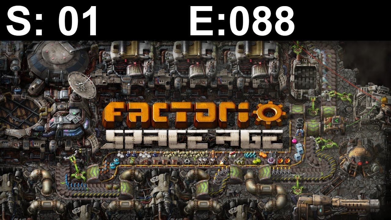 Factorio Space Age - S1 E88 - Die neue Vulcanus Orbitalplattform planen ...