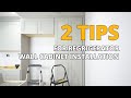 2 Tips For Refrigerator Wall Cabinet Installation