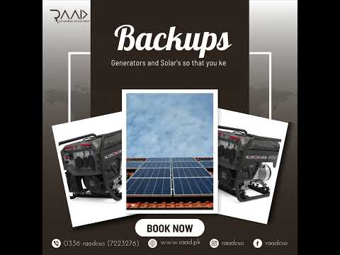 Ultimate Backup Energy Sources at Raad Coworking Space