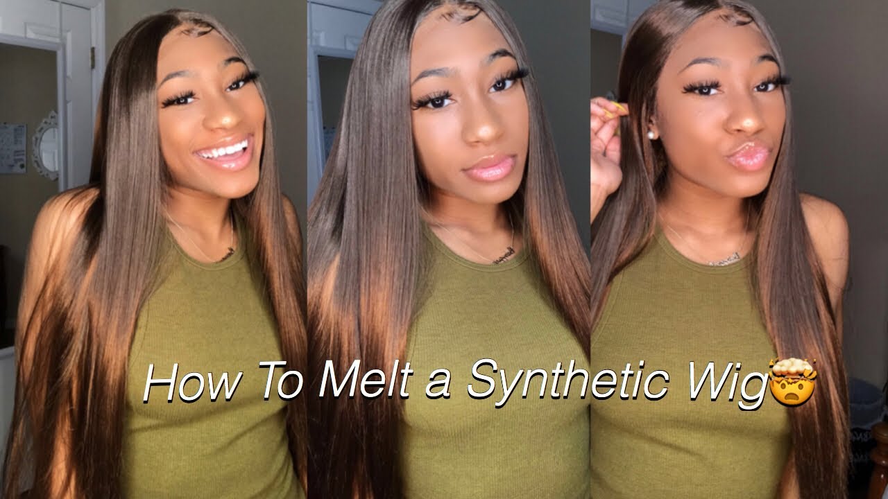 HOW TO MELT A SYNTHETIC WIG || FT READYWIG