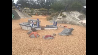 Boat Installation at Dennis the Menace Park in Monterey, CA