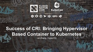 Celebrity Success of CRI: Bringing Hypervisor Based Container to Kubernetes [I] - Lei Zhang, HyperHQ Profile