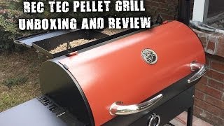 REC TEC Pellet Grill Unboxing and Review