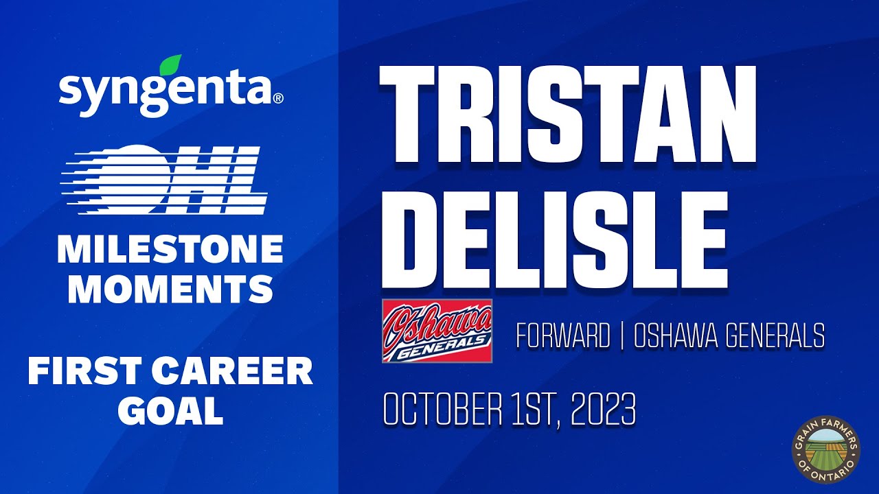 OHL Milestone Moments | Tristan Delisle | First Career Goal