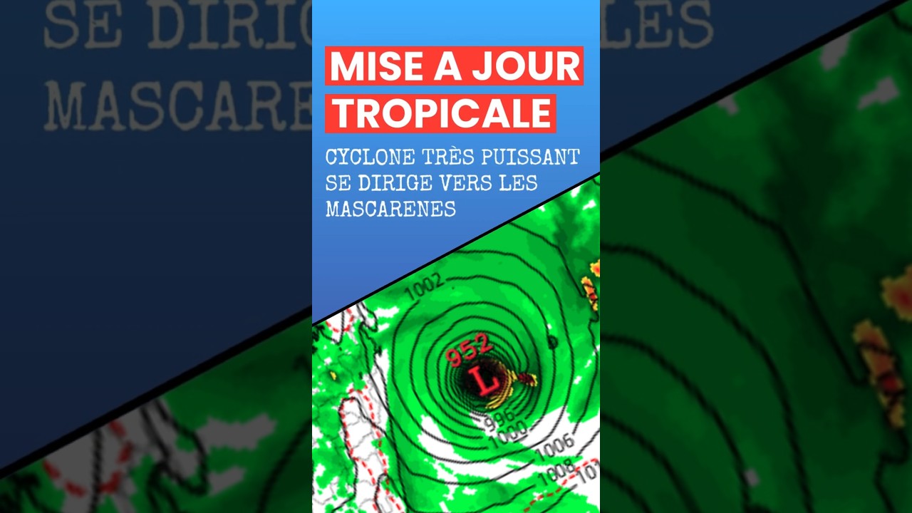 Le puissant cyclone Grant menace l'île Maurice et La Réunion ! #weather #maurice #cyclone