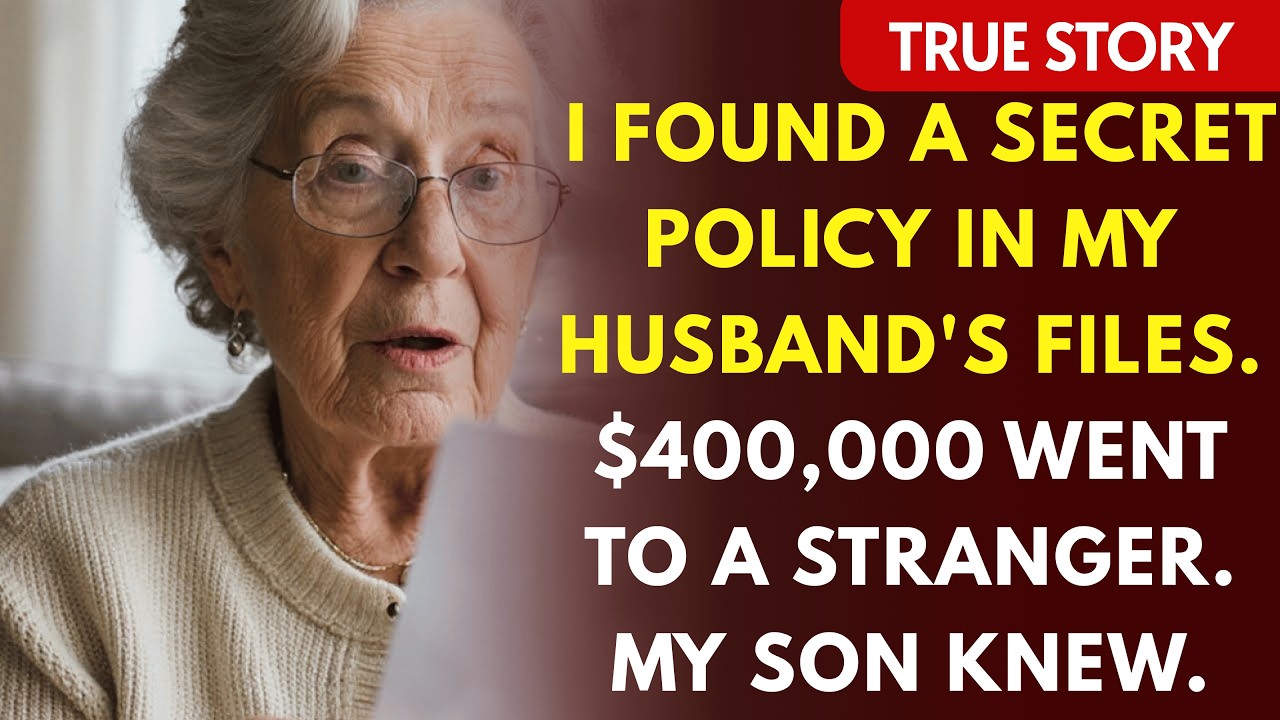 I Found A Secret Policy Hidden In My Husband's Files. $400,000 Went To A Woman I'd Never H...