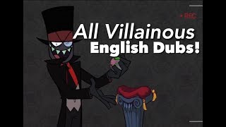 All Villainous Official English Dubs! (Now with Subtitles)