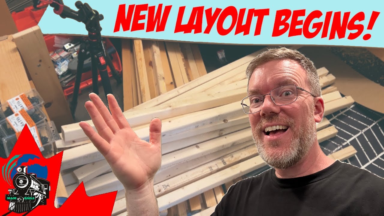 Building a 9x10 HO Scale Layout - E1 - YouTube