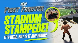 AEW Fight Forever: Stadium Stampede Is Good, But It Has Some Problems... 😐