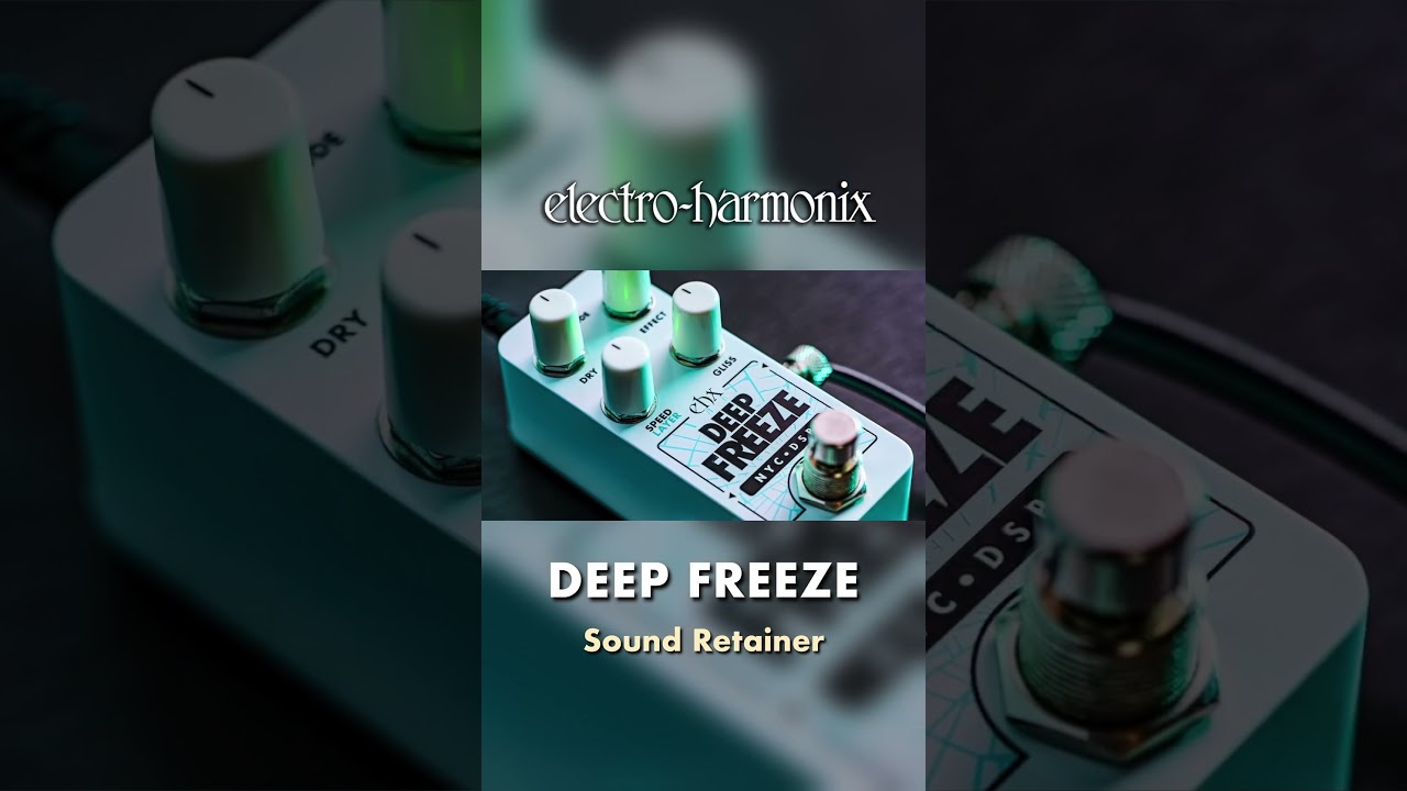 EHX Pico Deep Freeze Sound Retainer Pedal Demo - YouTube