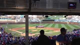 FALL OUT BOY PERFORMING LIVE AT WRIGLEY FIELD FOR MLB OPENING NIGHT | VLOG
