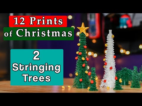Stringing Christmas Tree | 12 Prints of Christmas