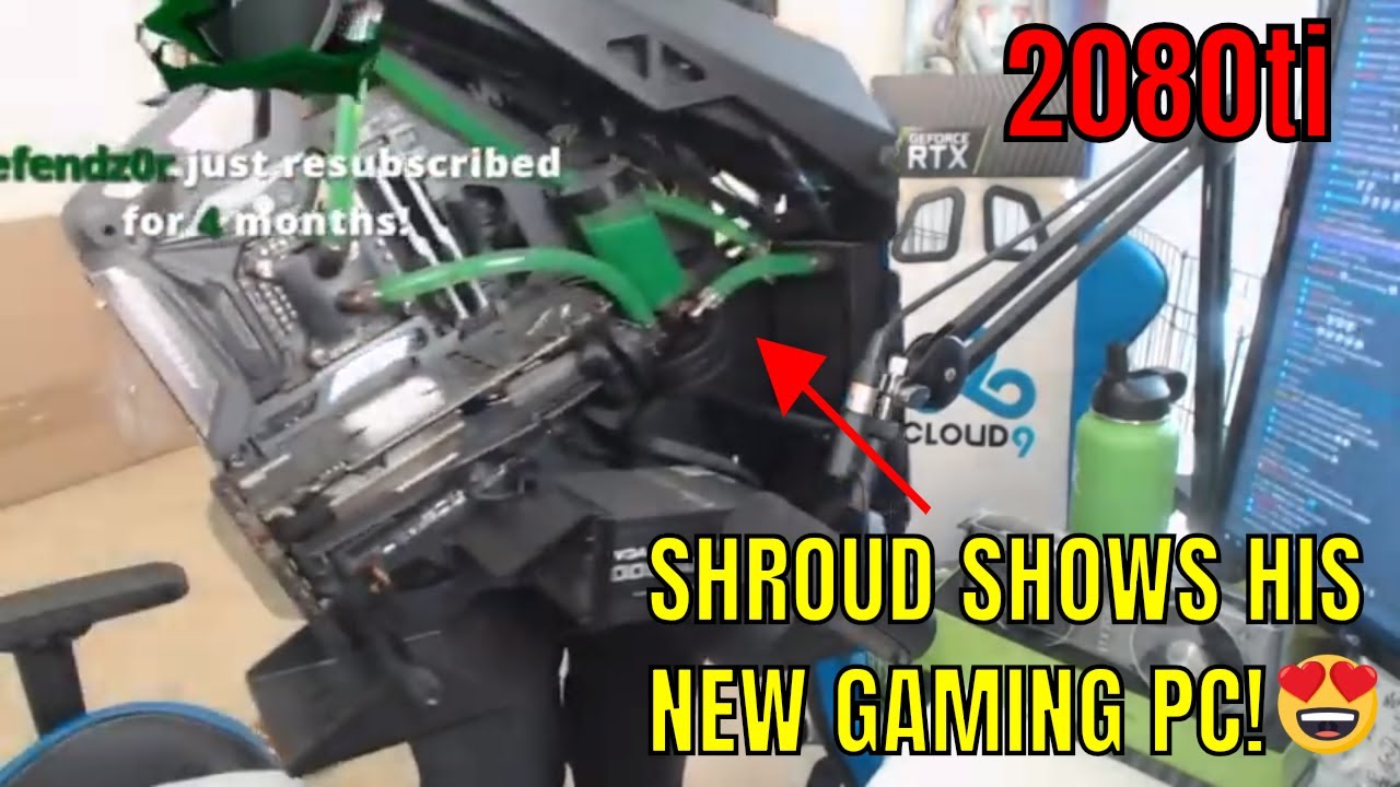 SHROUD SHOWS HIS NEW GAMING PC | GTX 2018ti