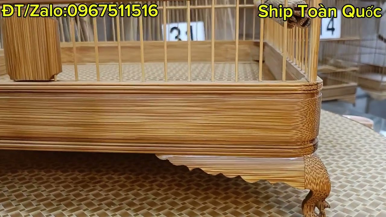 lồng chim chào mào chân quỳ tre già hàng VIP