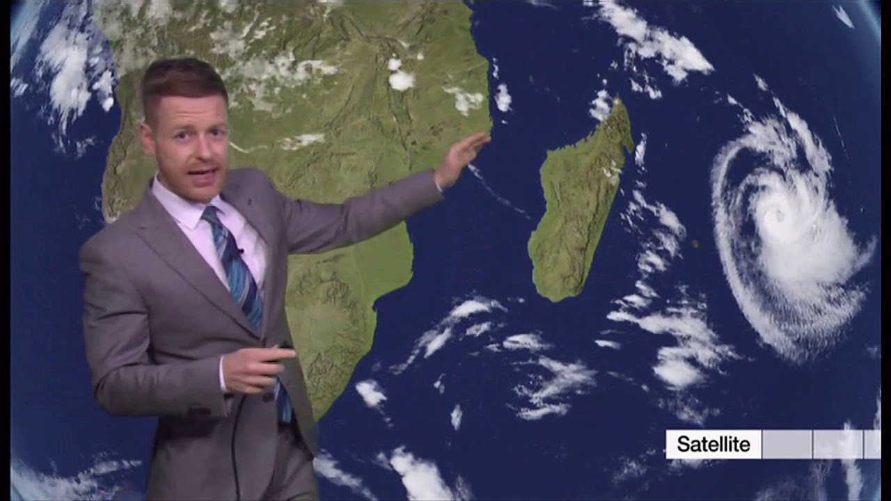 Weather Events 2019 - Forming cyclone (Africa/Indian Ocean) - BBC News - 25th March 2019