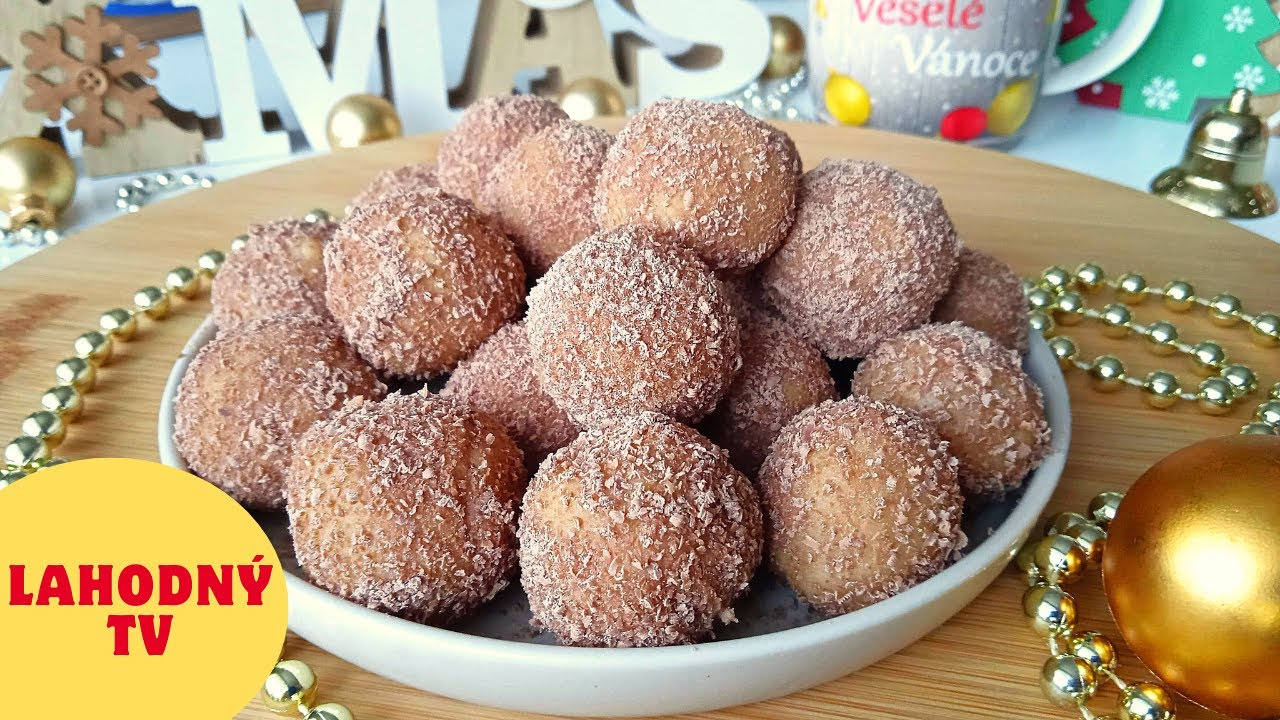VOSÍ KOULE, NEPEČENÉ VÁNOČNÍ CUKROVÍ, JEJICH CHUŤ SI ZAMILUJETE! Lahodný TV