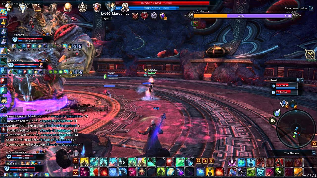 TERA Online - Endgame Dungeon Abscess Second Boss