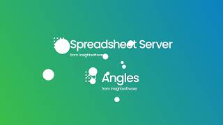 Shared Data Solution for Spreadsheet Server and Angles Professional