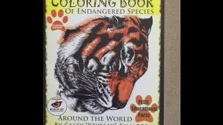 Endangered Species Coloring Book: of Endangered Species Around the World flip through