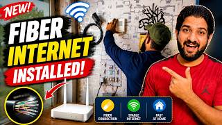 Fiber Internet Installation Process 🚀 Ultra Fast WiFi Speed Test