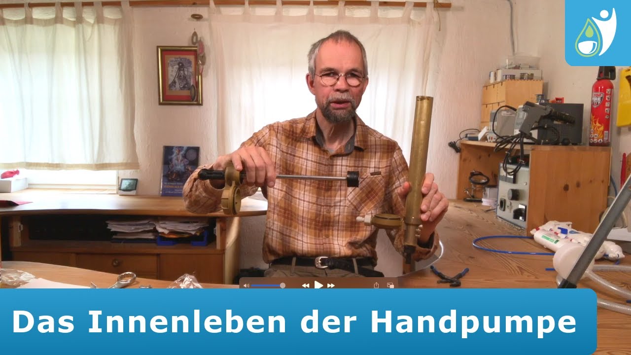 Handpumpe (stromlos) für Wasserfilter – autarkes Handpumpsystem