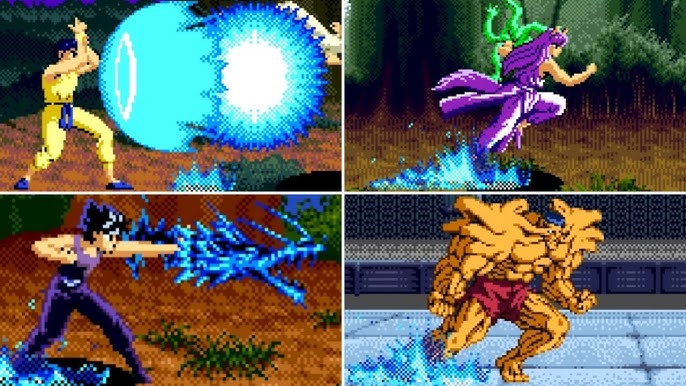 Mega Drive Yu Yu Hakusho Makyo Toitsusen Sega Genesis