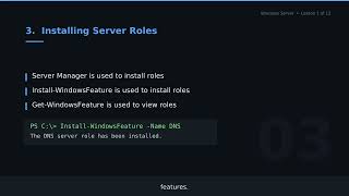 Windows Server  |  01. Server Roles Update