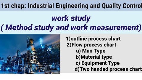 Work study ( Method study and work measurement) Chapter1 industrial Engineering [part 1] Hindi
