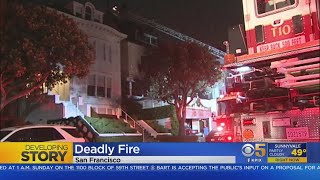 Officials Investigate Fatal Fire In San Francisco's Presidio Heights