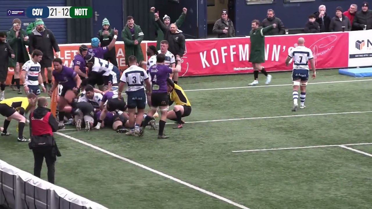 TRYLIGHTS | Coventry Rugby vs Nottingham Rugby | Premiership Cup | 01.02.2025