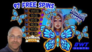 97 FREE Spins on Ultimate Rise 🦋Butterfly🦋Rise slot machine by AGS! screenshot 4