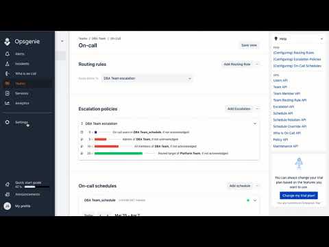 Tour Opsgenie's  UI