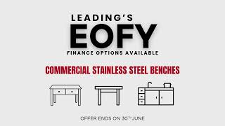 Up to 32 Off on Stainless Steel Benches Shelves at Leading s EOFY Sale - LCE