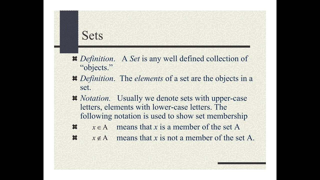 Sets - Definition, Symbols, Examples