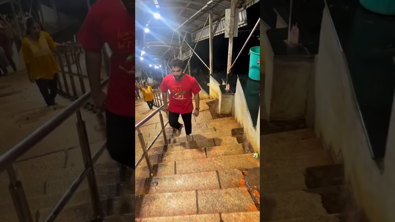 @Vishwaksean cenima Actor is on his way to Tirumala by walk!!!! 