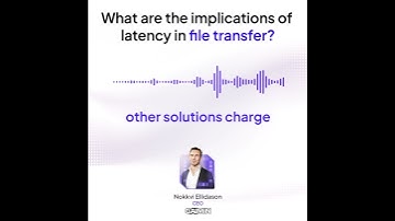 What are the implications of latency in file transfer?
