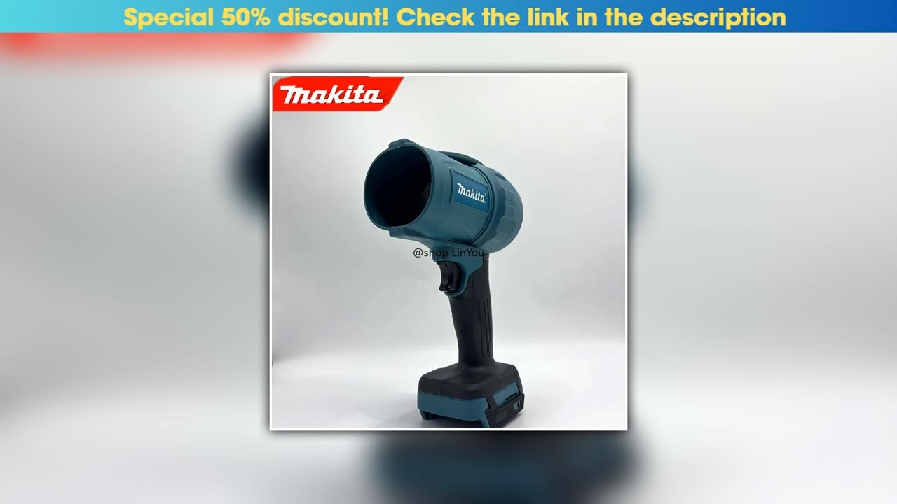 Best Seller Makita 30000RPM Violent Blower 18V Electric Air Duster Wind Speed Turbo Rechargeable Ca