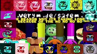 Cbeebies Os Killscreen With 8 Klasky Csupo And Carl The Npc