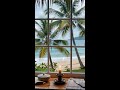 Tropical Beach in Rain — Morning Ocean Ambience