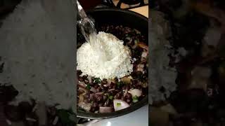 Black Beans & Rice!#beans #rice #recipe #sidedish #glutenfree #meatless #comfortfood